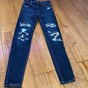Cute Stretchy Ripped (covered) Jeans